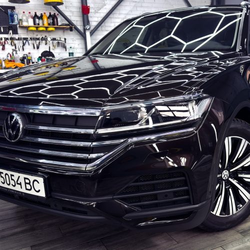 нанокерамика на фольцваген таурег в spacars детейлинг в Киеве